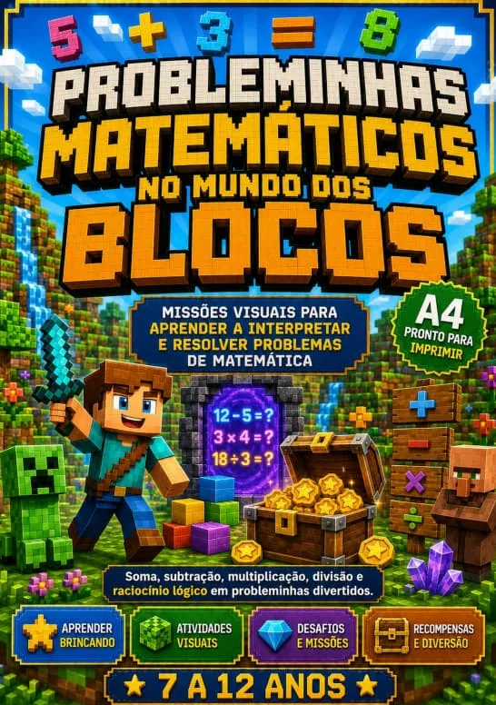 100 probleminhas de matemática