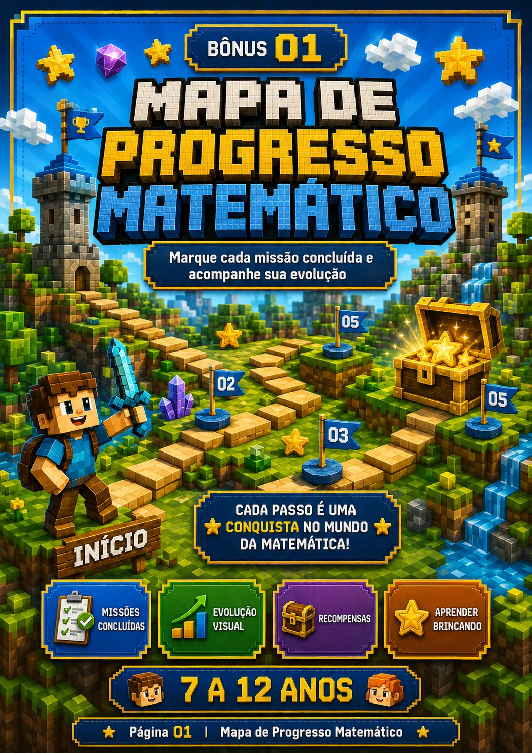 Mapa de progresso matemático