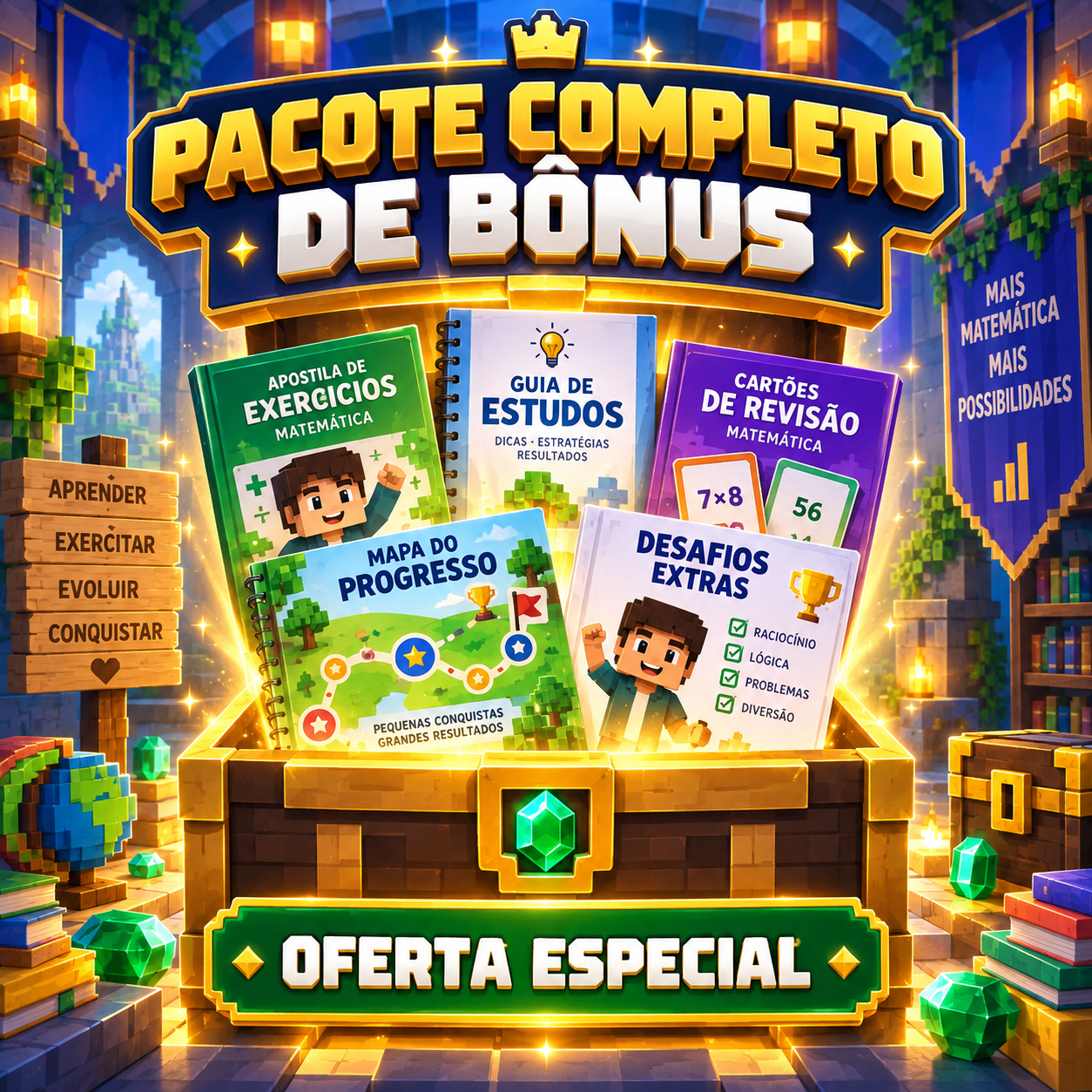 Pacote completo de bônus